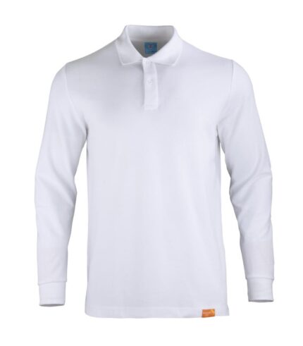 Polera Polo 80% Algodón Manga Larga Hombre